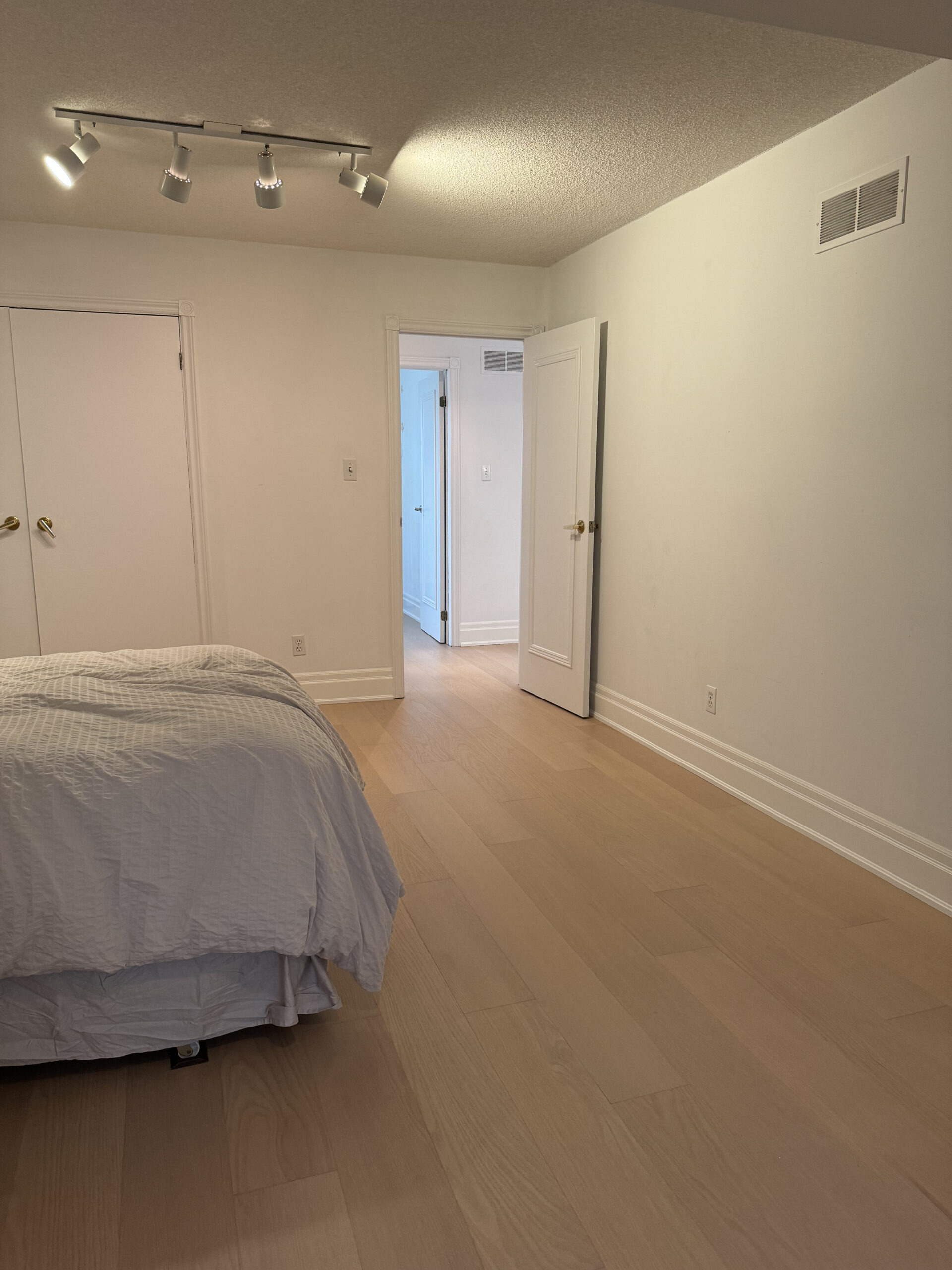 Modern bedroom lighting etobicoke renovation