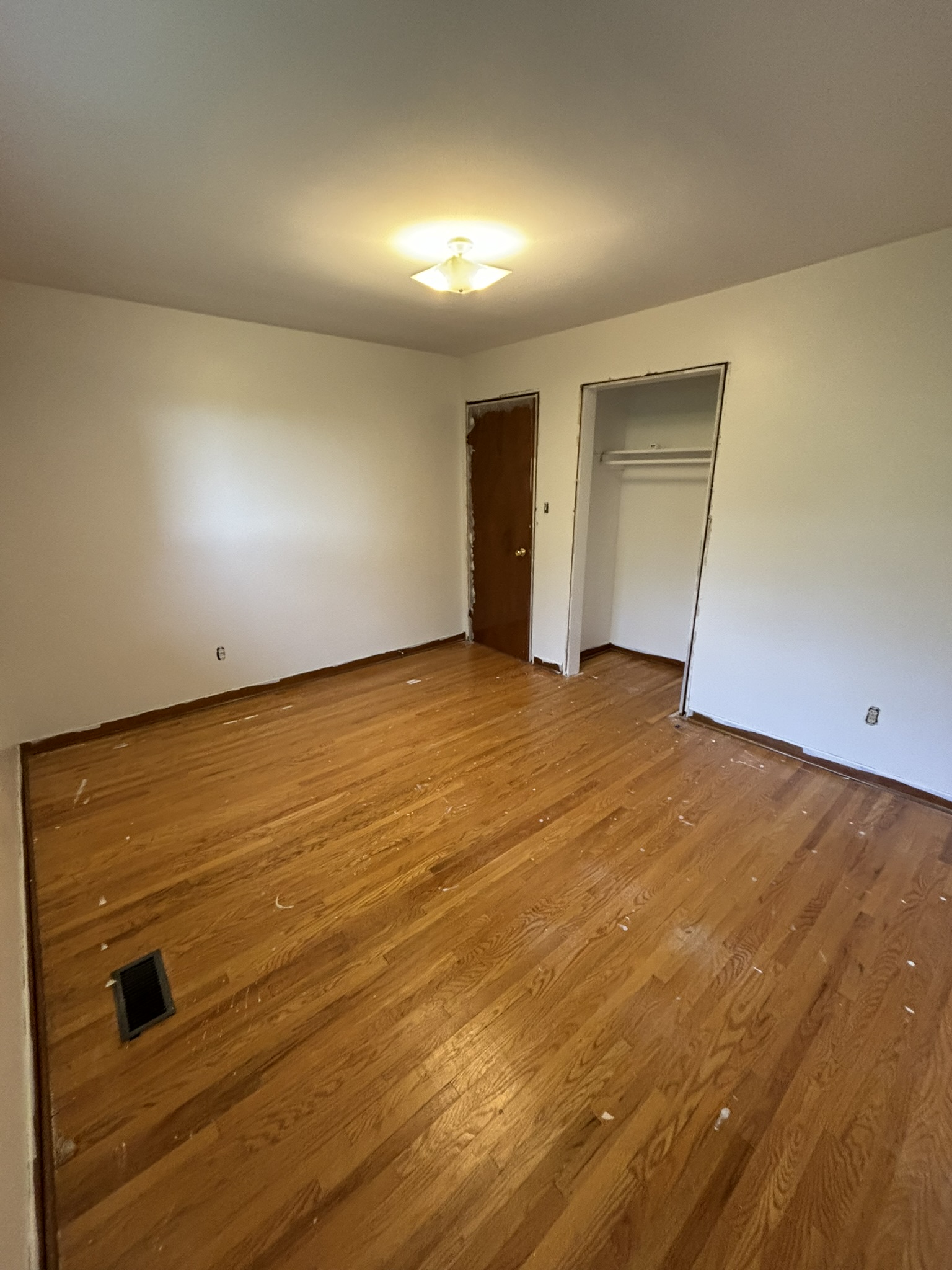 Entire house renovation bedroom flooring lighting