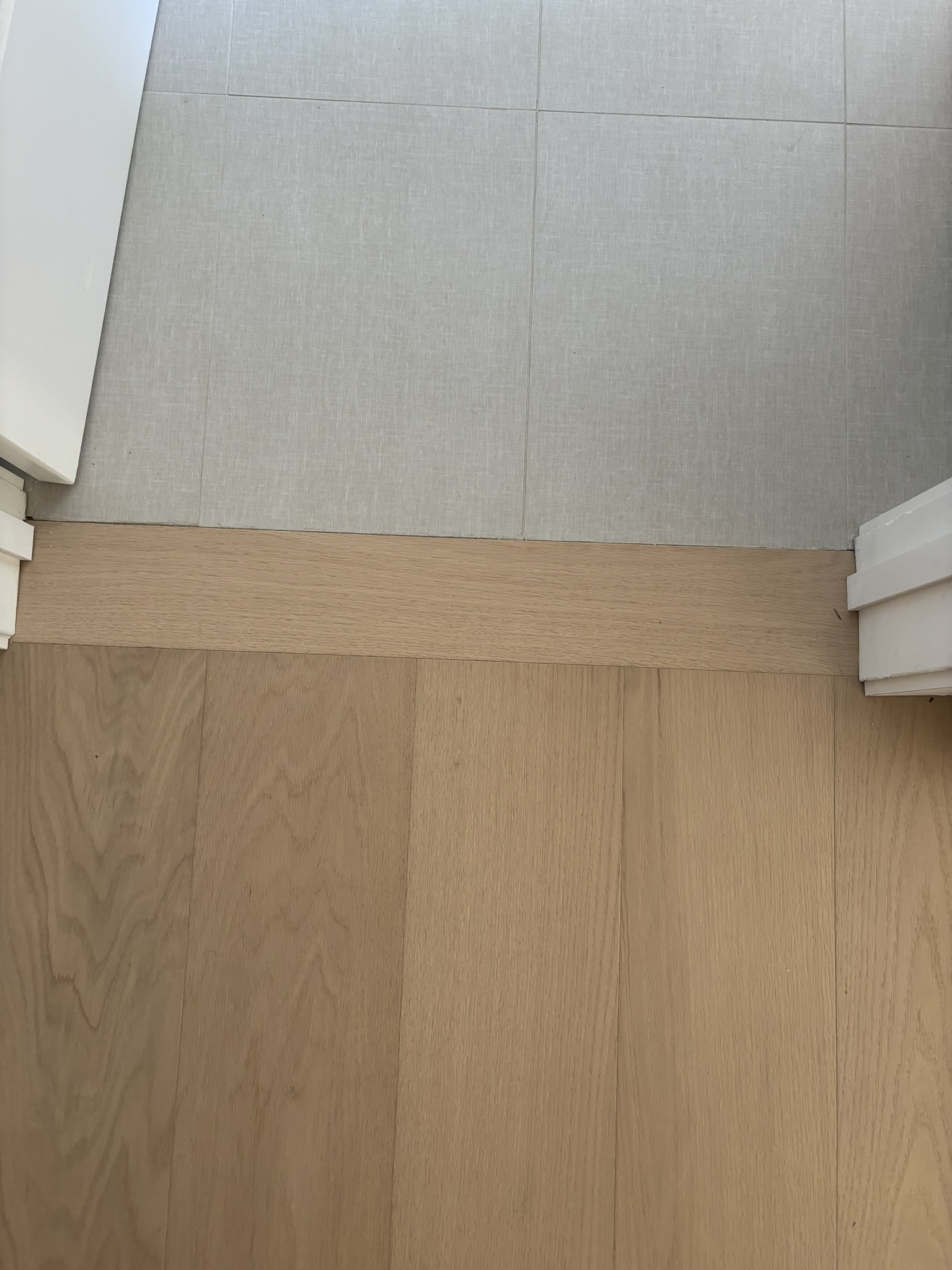 Flooring transition entire house renovation