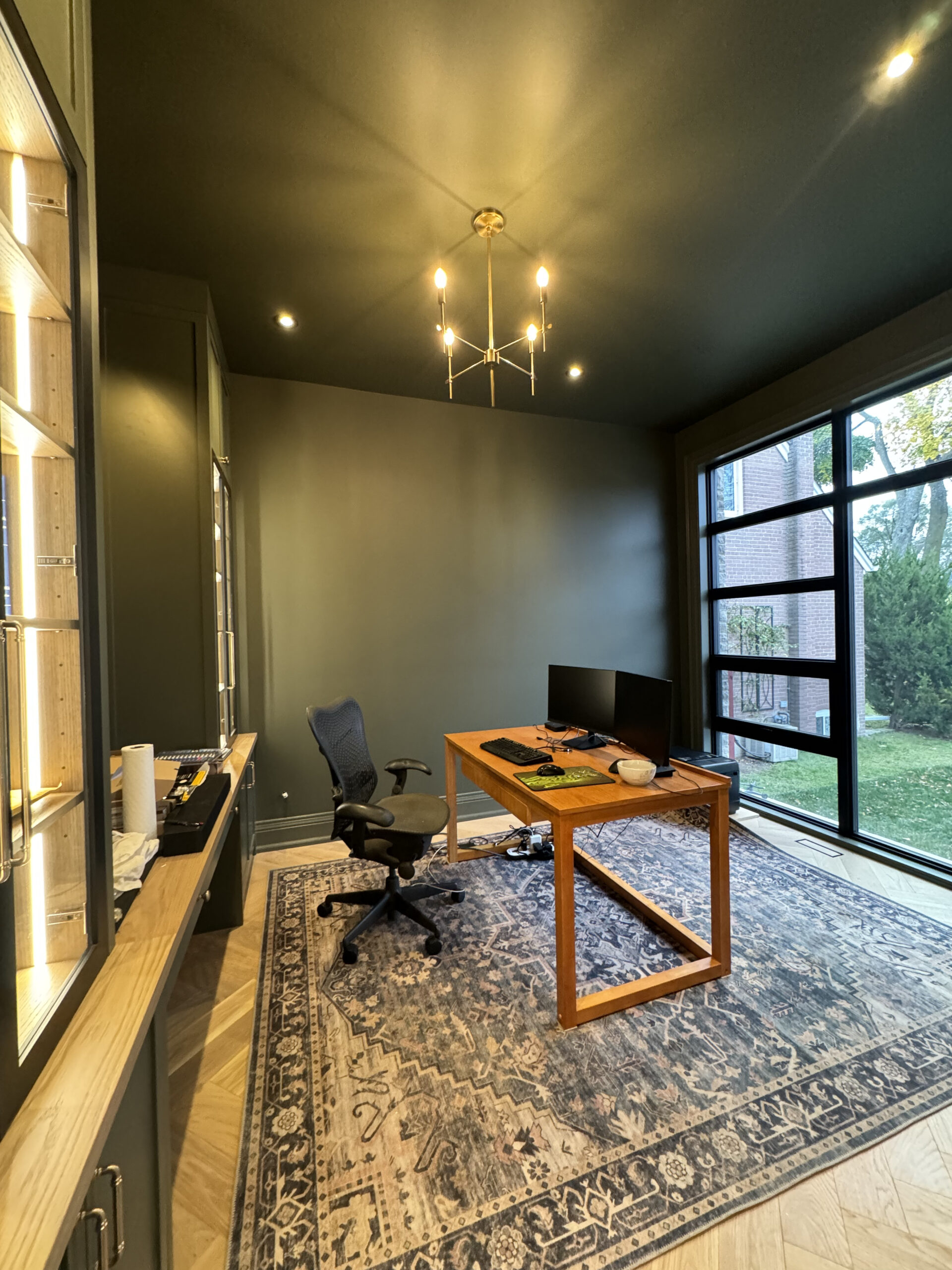 Modern home office renovation