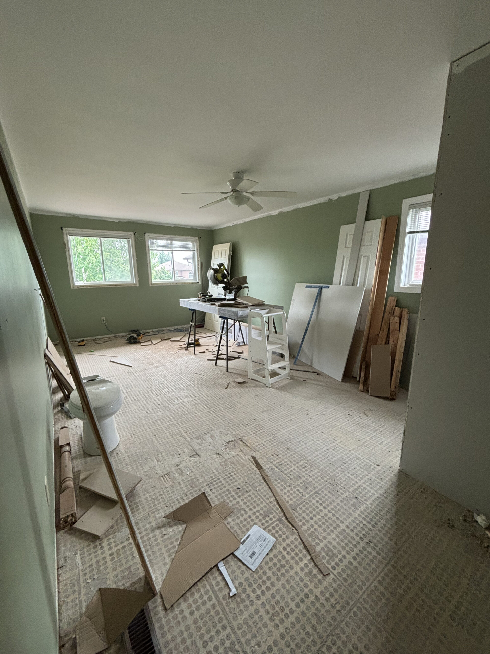 Osoba renos living room workshop setup renovation