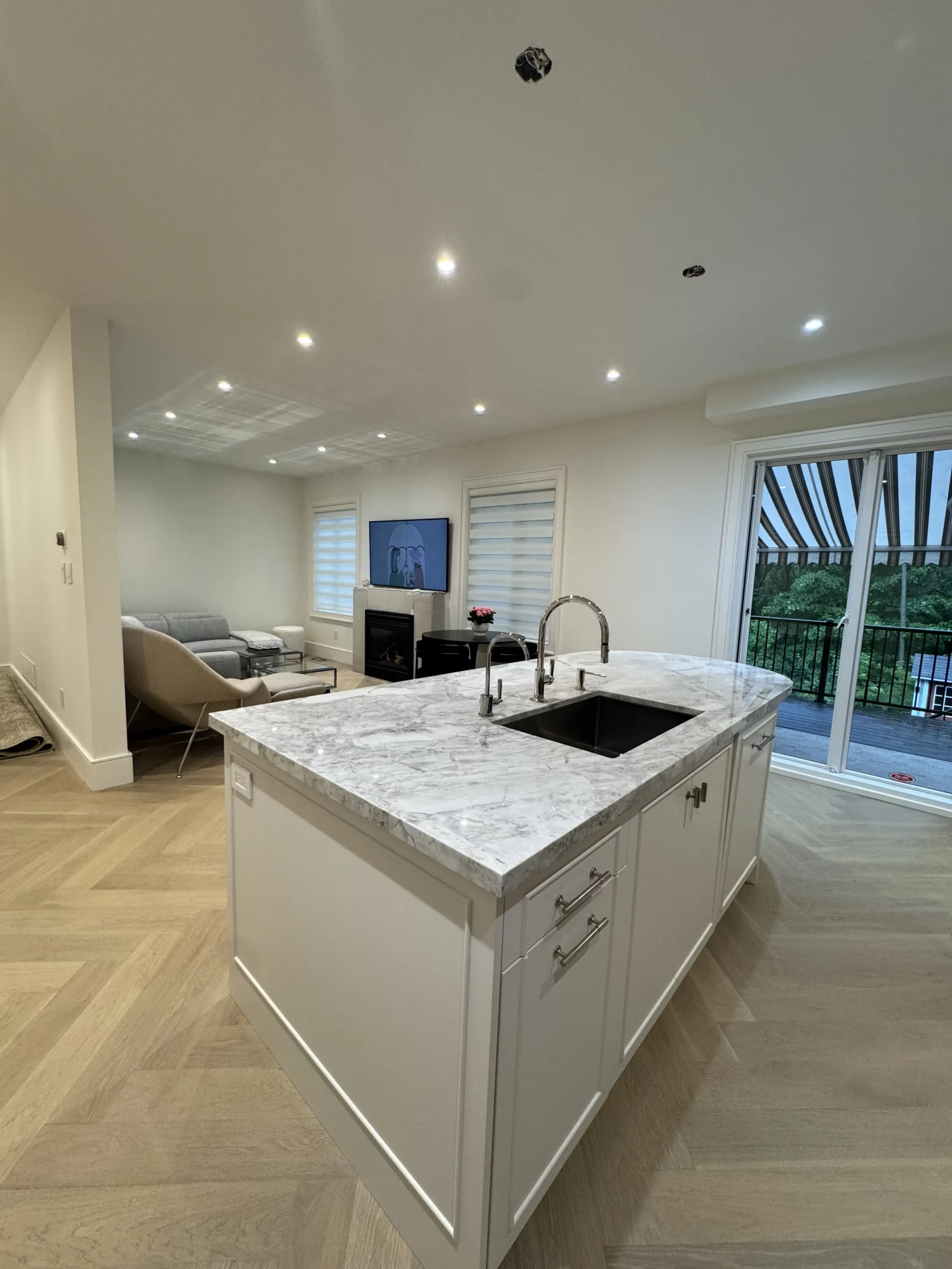 Timeless home renovation in thornhill modern kitchen design