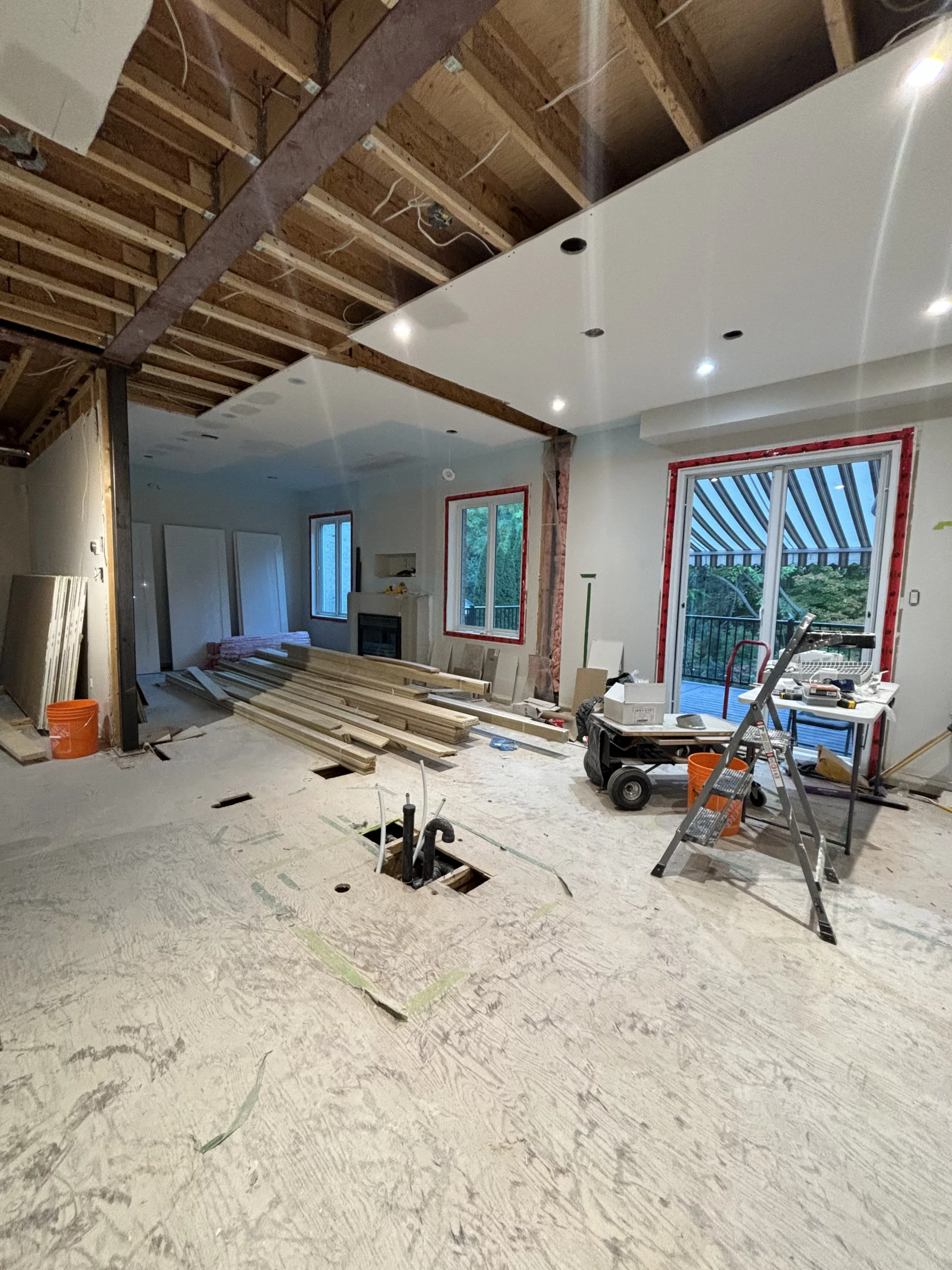 Timeless home renovation in thornhill open concept construction