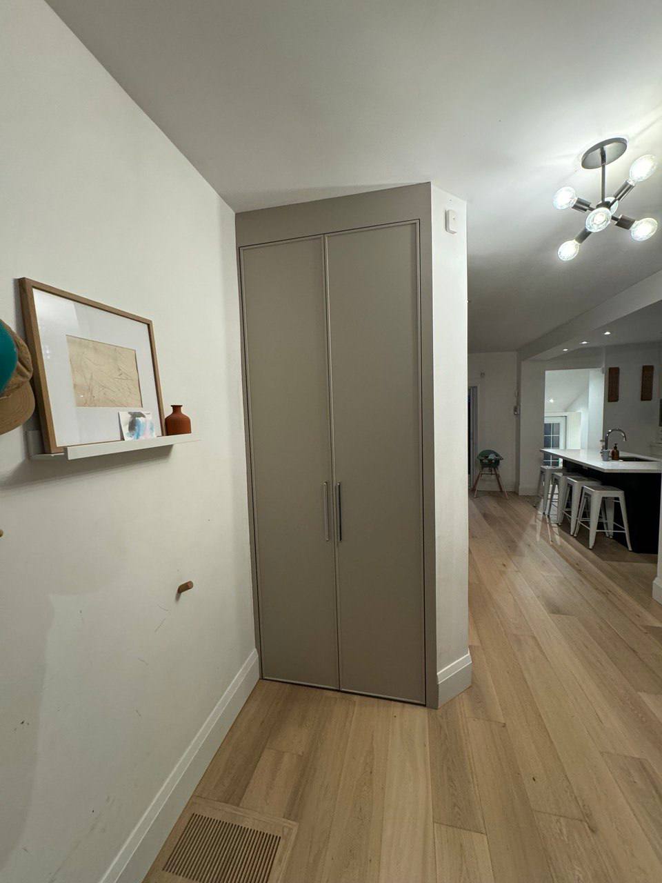 Custom storage cabinet full house renovation