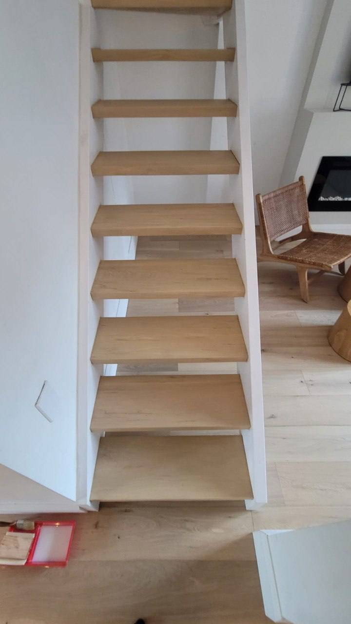 Open concept staircase installation full house renovation
