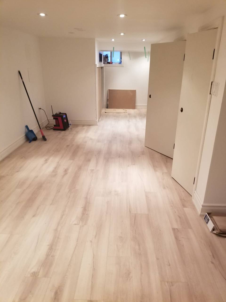 Spacious basement layout